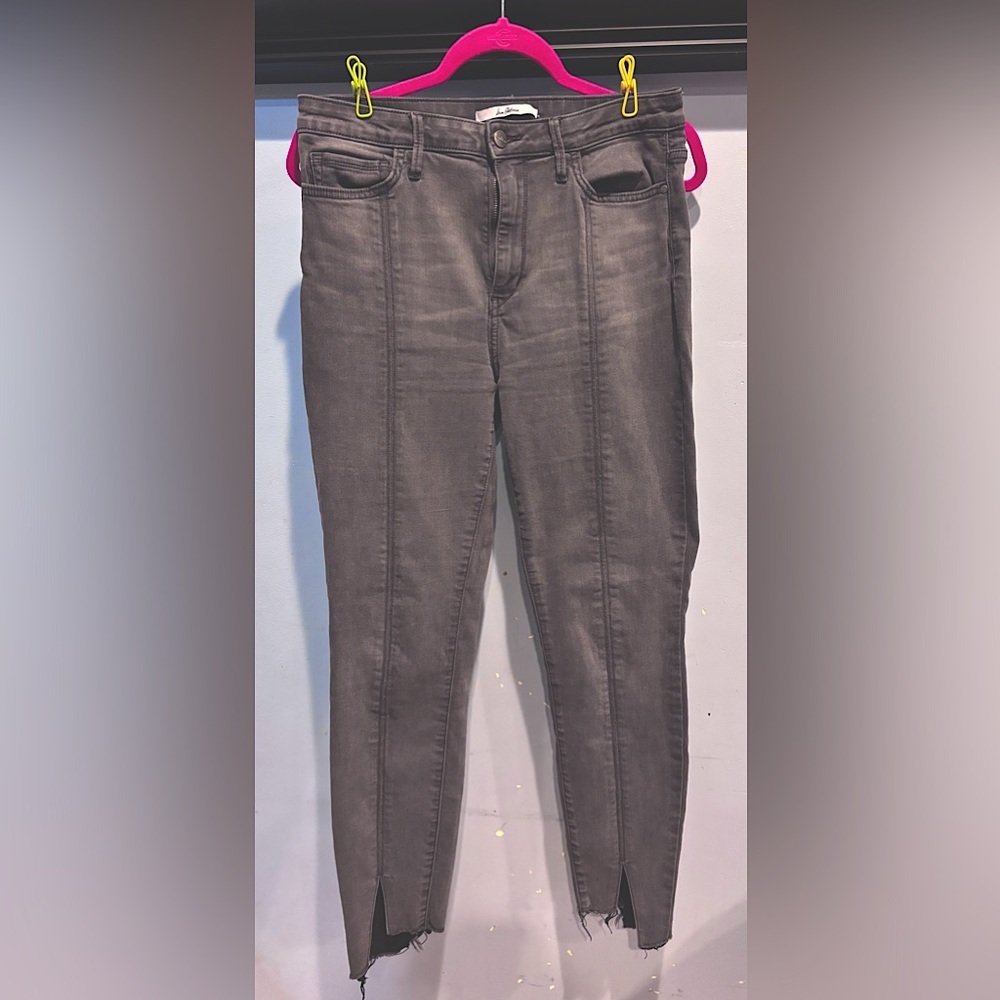 Sam Edelman, size 31, Stiletto-High Rise Skinny Ankle, gray washed pants‎